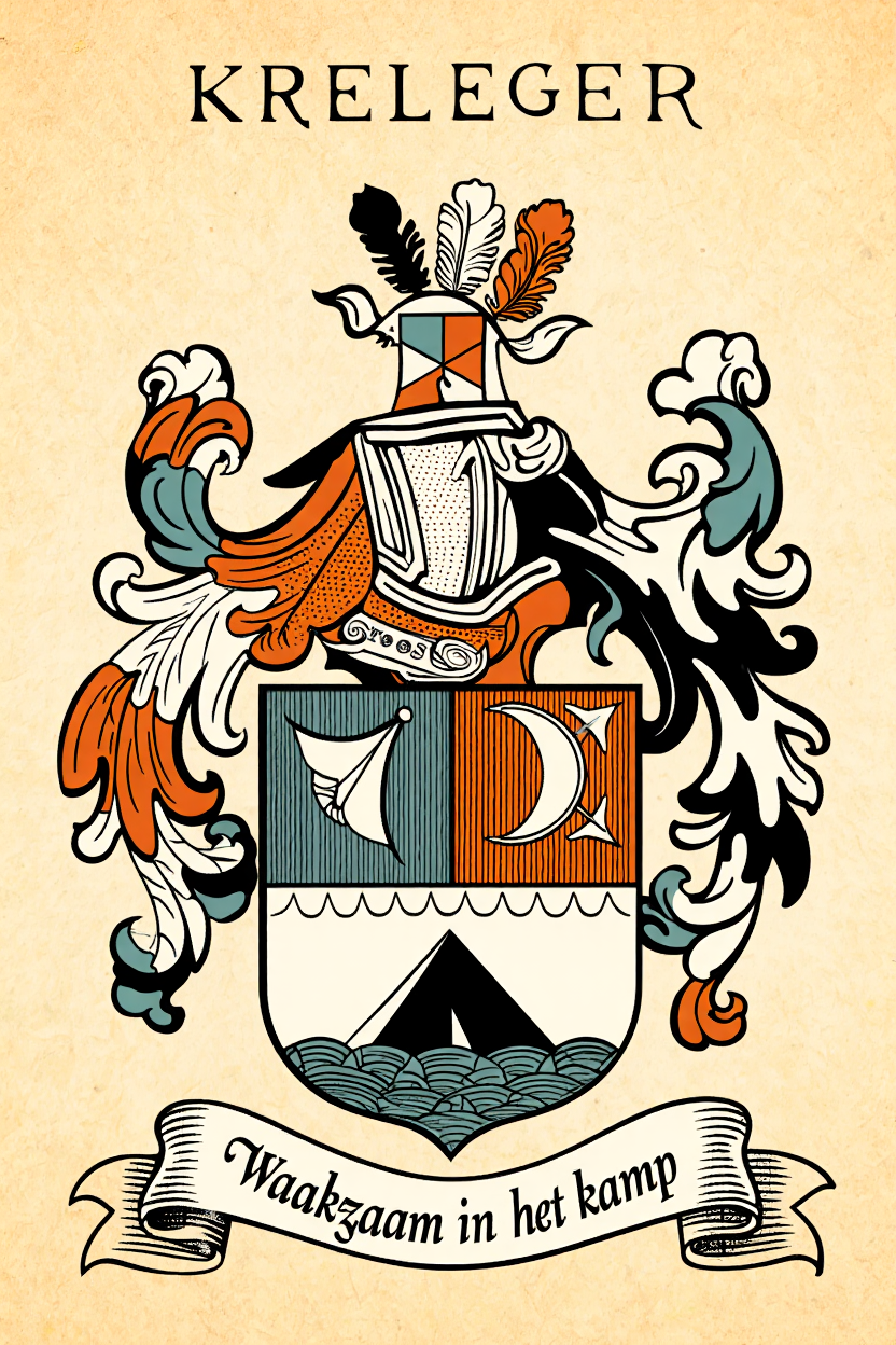 Familiewapen van de achternaam KRELEGER
