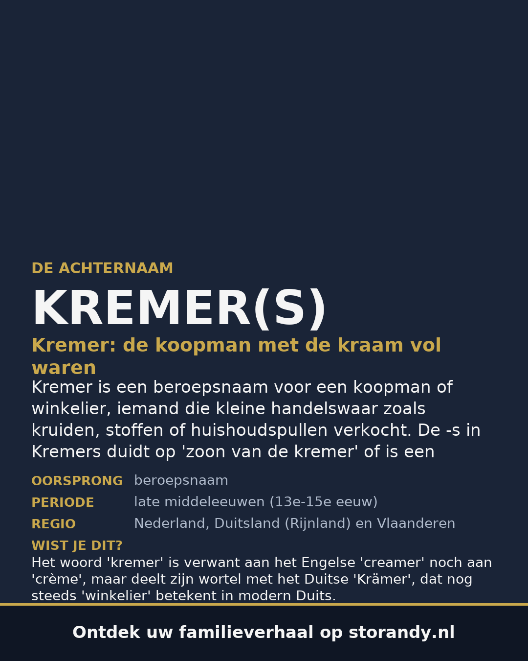 Familiewapen van de achternaam KREMER(S)