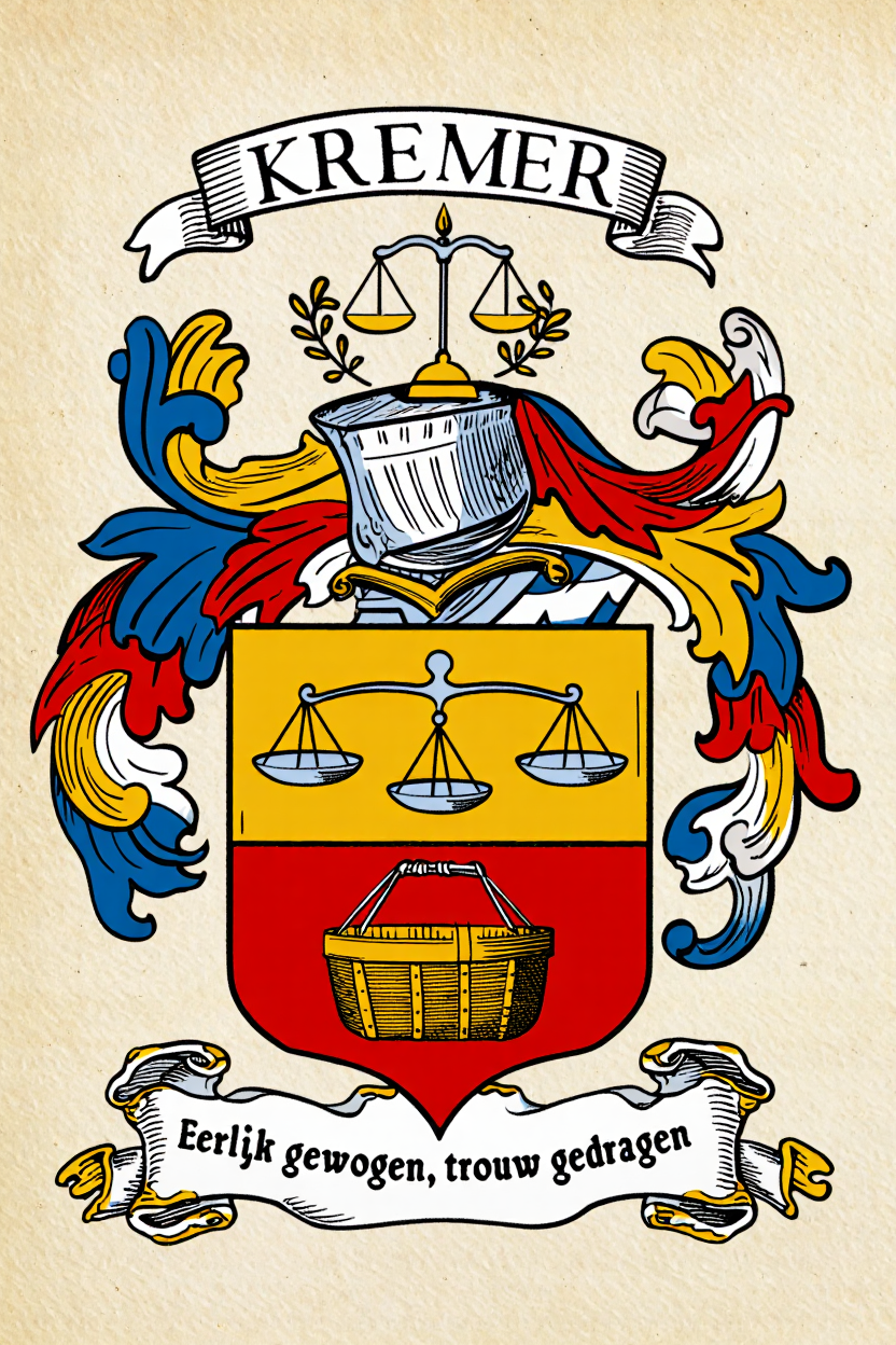 Familiewapen van de achternaam KREMER