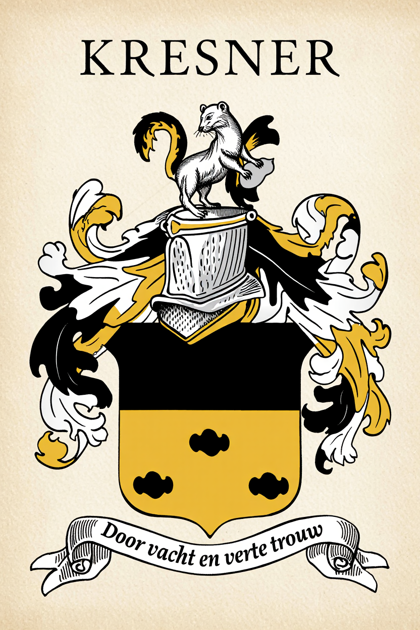 Familiewapen van de achternaam KRESNER