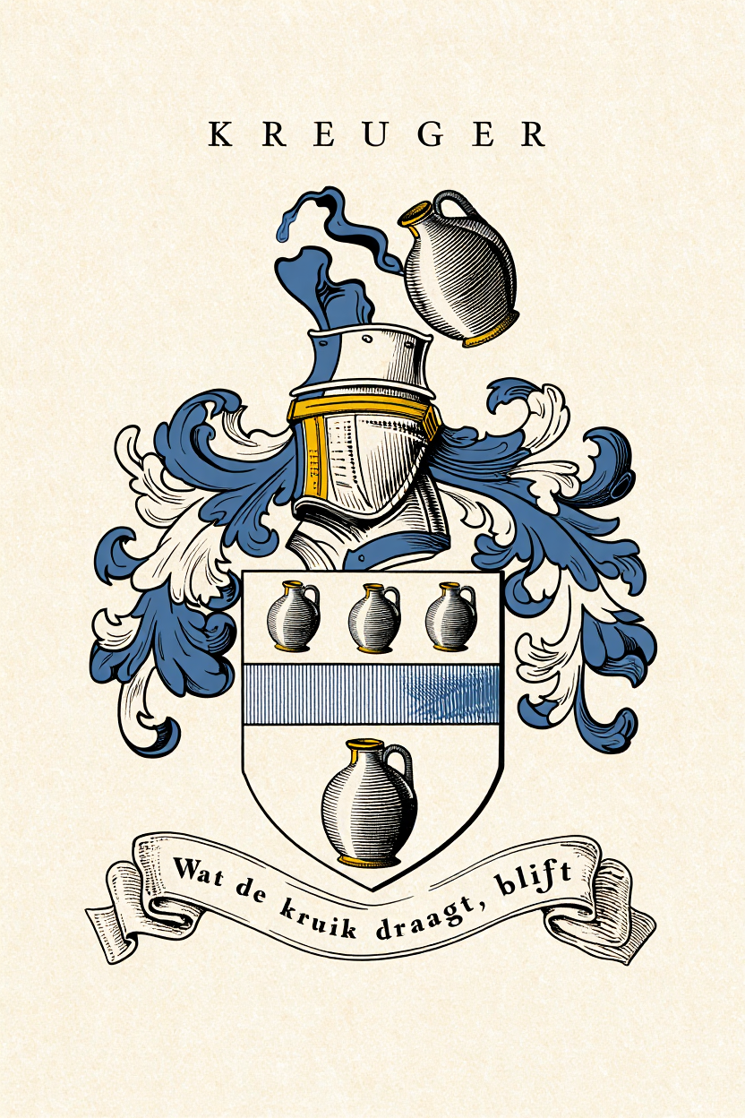 Familiewapen van de achternaam KREUGER