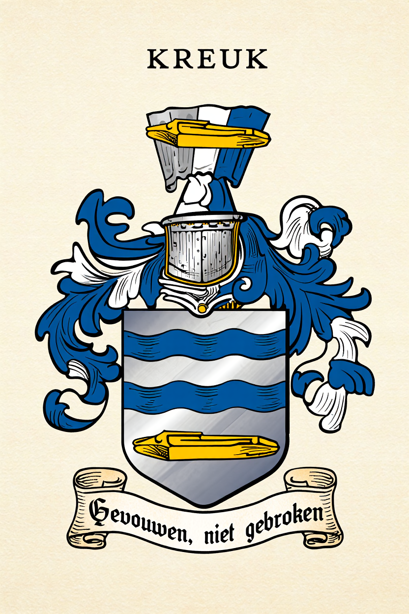 Familiewapen van de achternaam KREUK