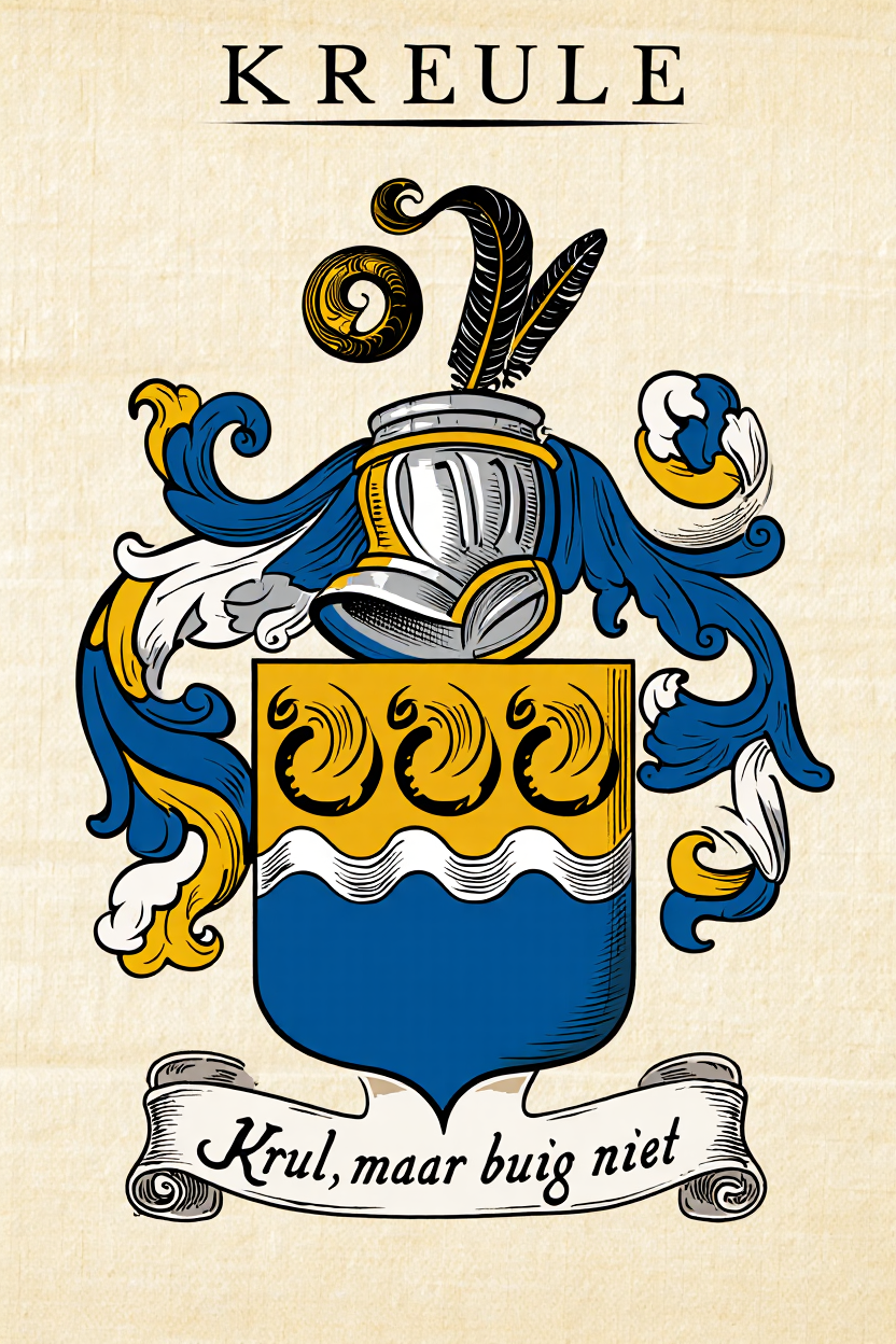 Familiewapen van de achternaam KREULE