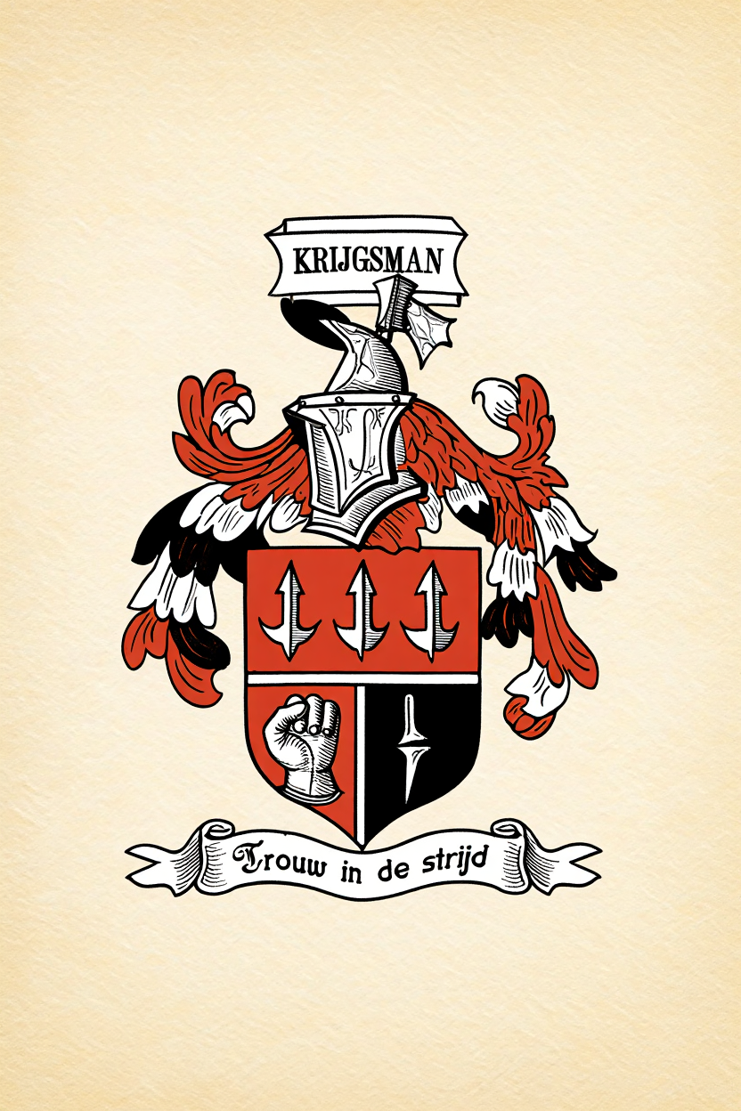 Familiewapen van de achternaam KRIJGSMAN