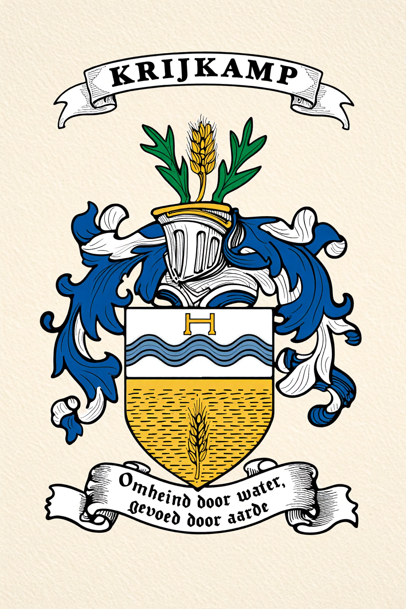 Familiewapen van de achternaam KRIJKAMP