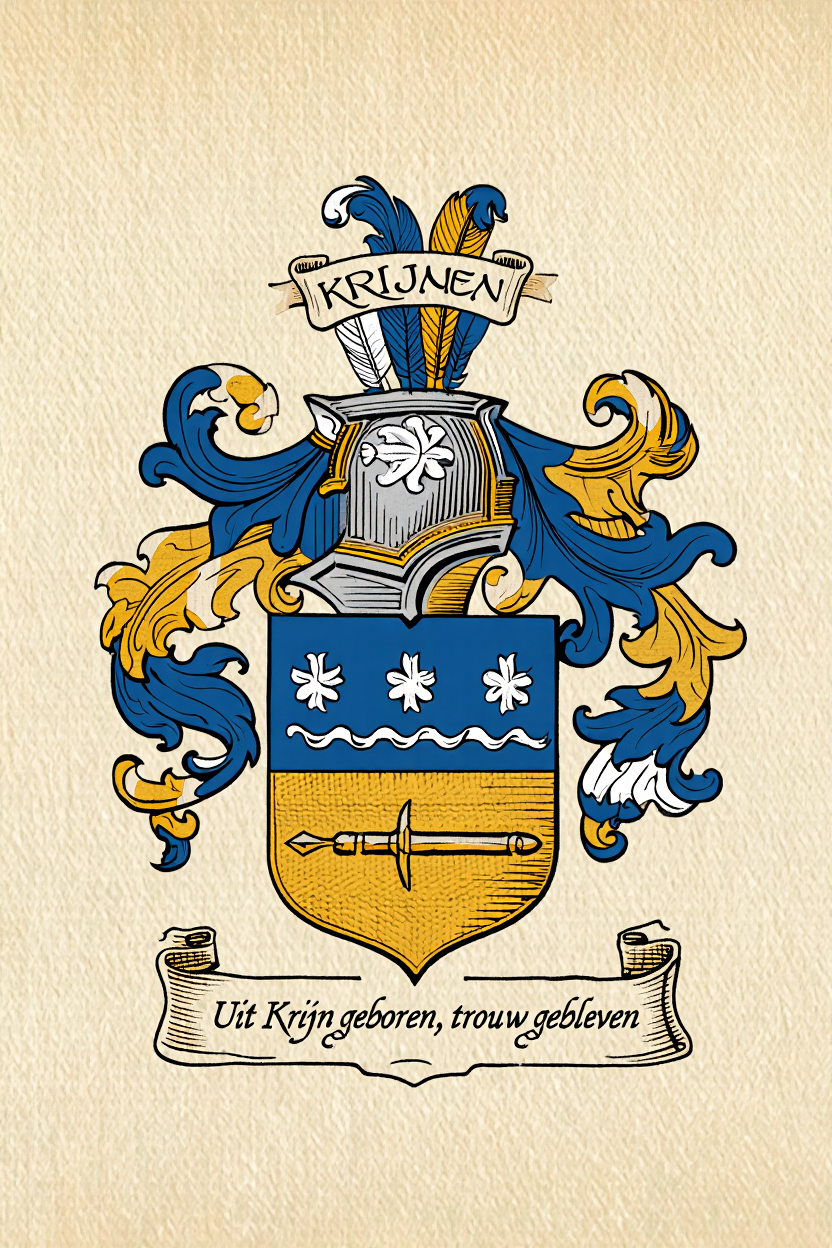 Familiewapen van de achternaam KRIJNEN