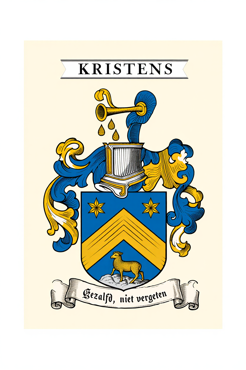 Familiewapen van de achternaam KRISTENS