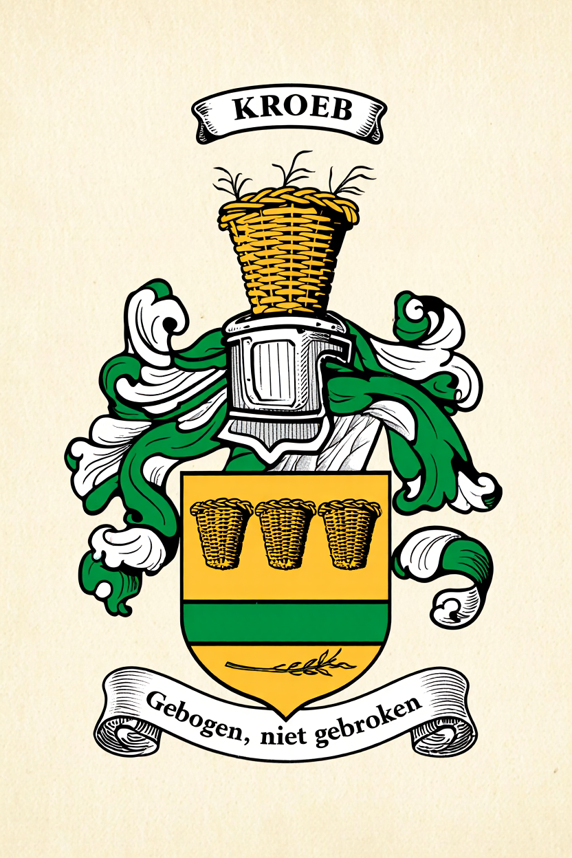 Familiewapen van de achternaam KROEB