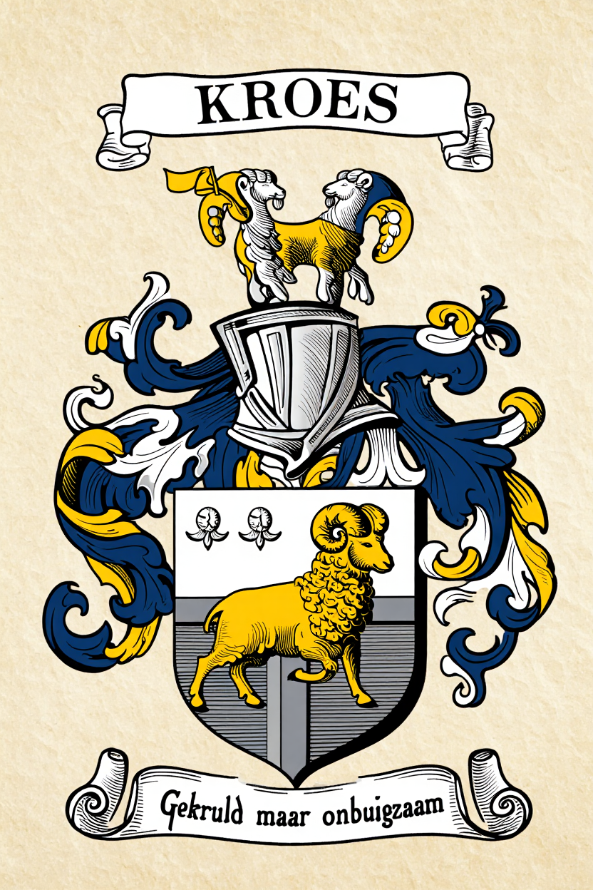 Familiewapen van de achternaam KROES