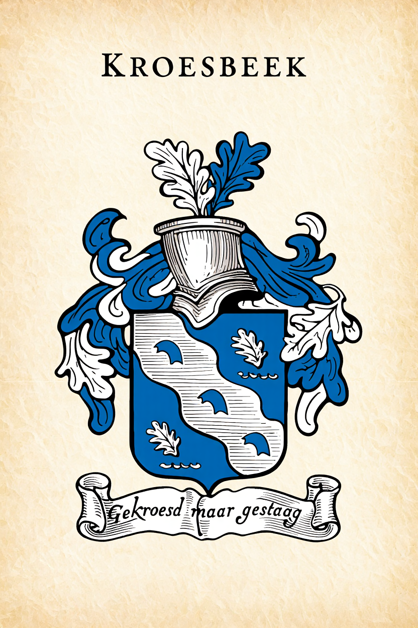 Familiewapen van de achternaam KROESBEEK