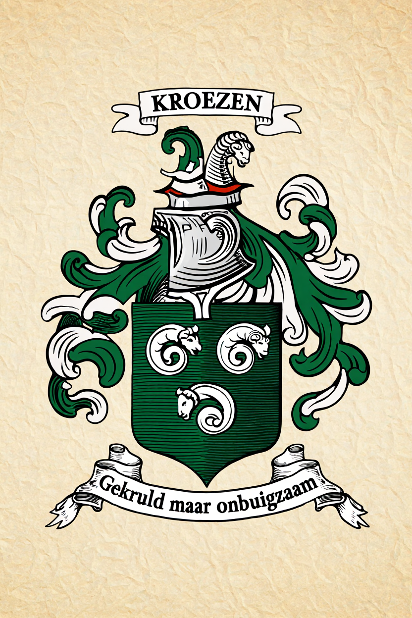 Familiewapen van de achternaam KROEZEN