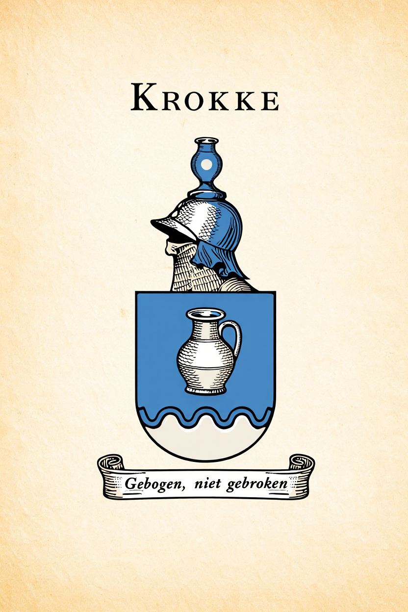 Familiewapen van de achternaam KROKKE