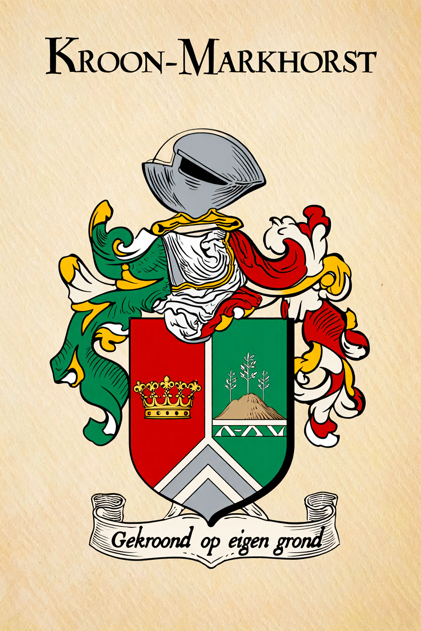 Familiewapen van de achternaam KROON-MARKHORST