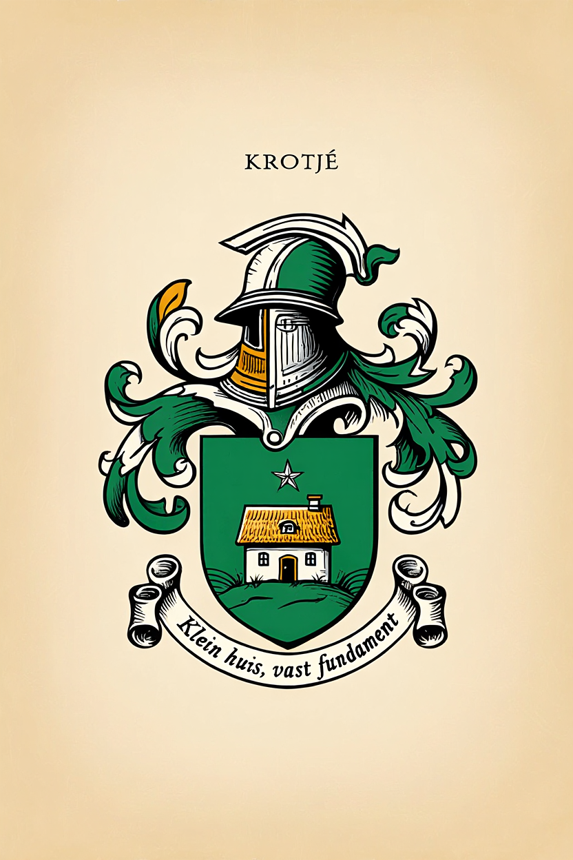 Familiewapen van de achternaam KROTJÉ
