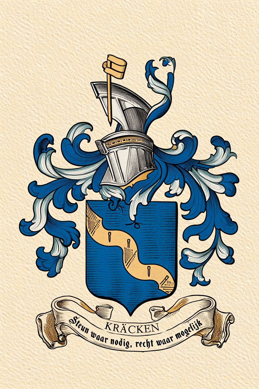 Familiewapen van de achternaam KRŰCKEN