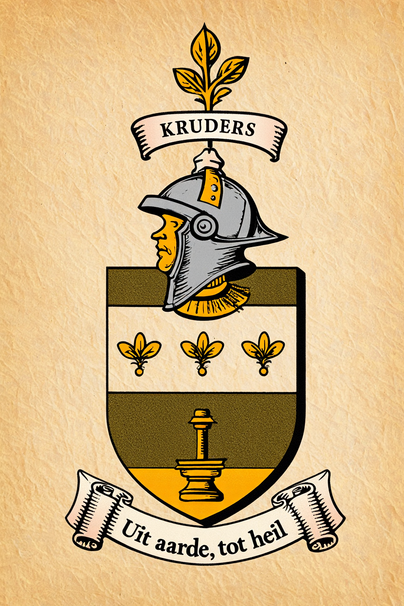 Familiewapen van de achternaam KRUDERS