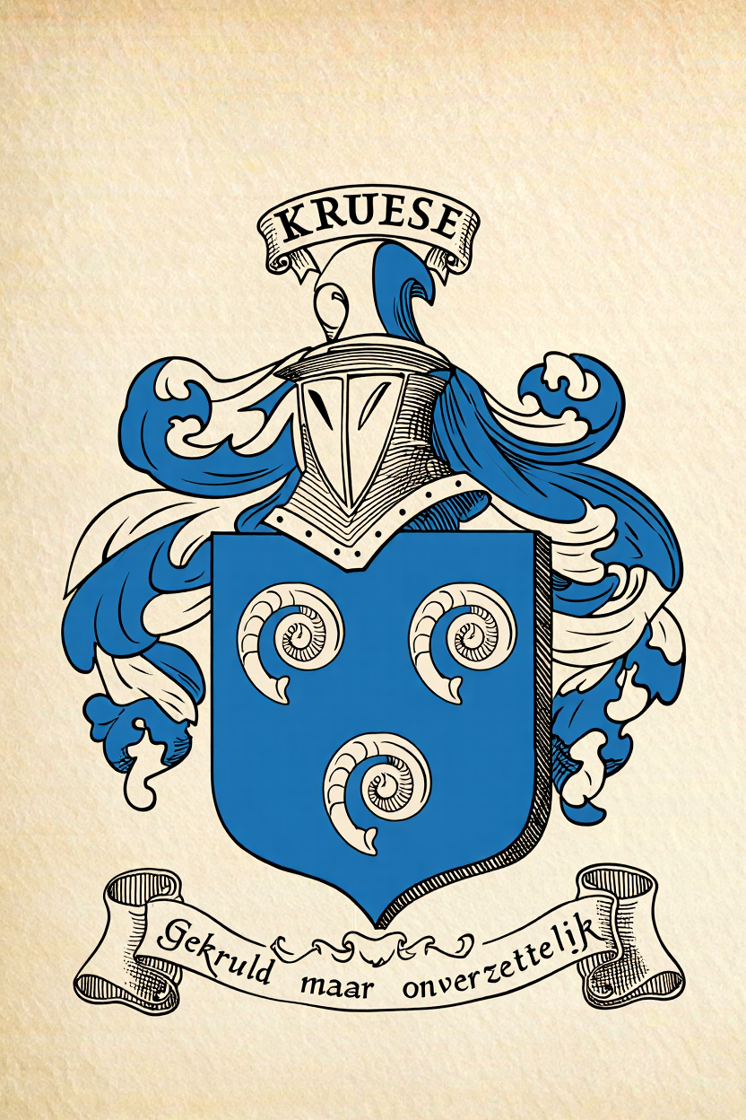 Familiewapen van de achternaam KRUESE