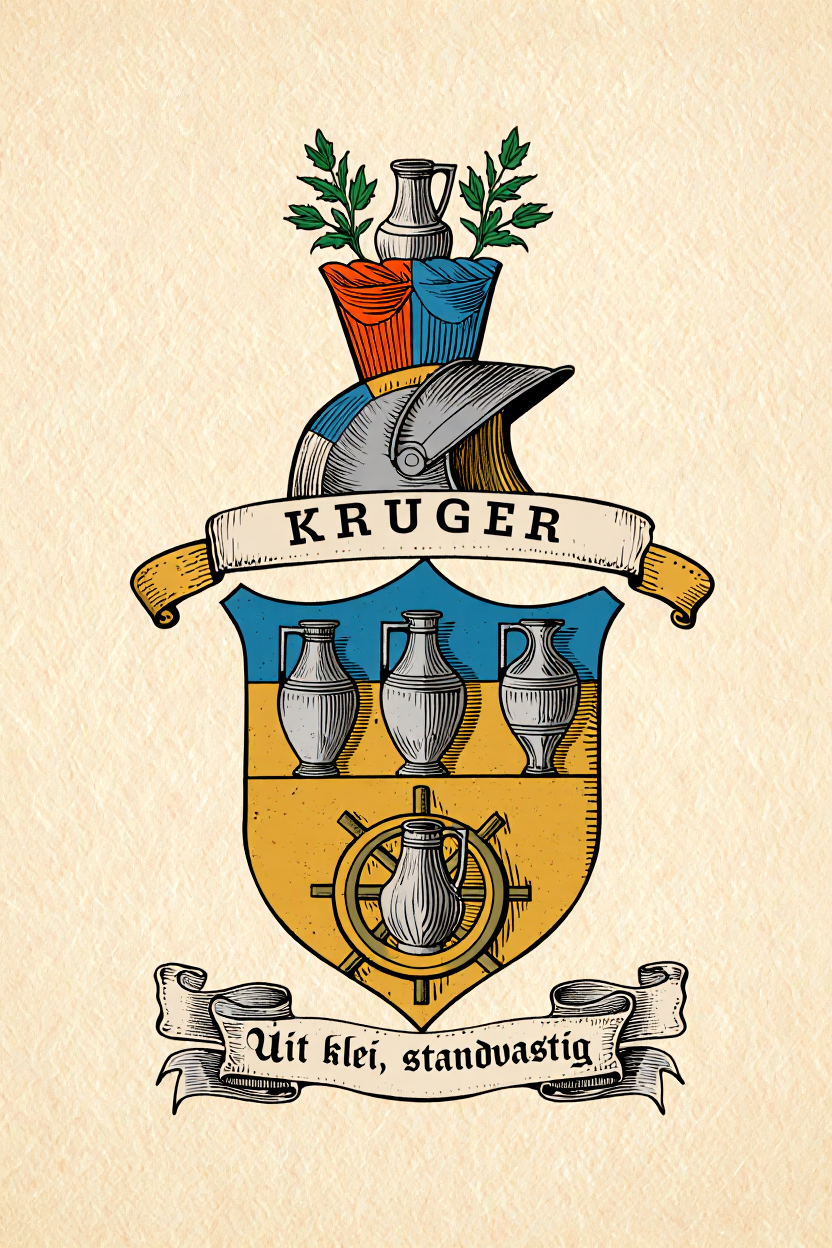 Familiewapen van de achternaam KRUGER