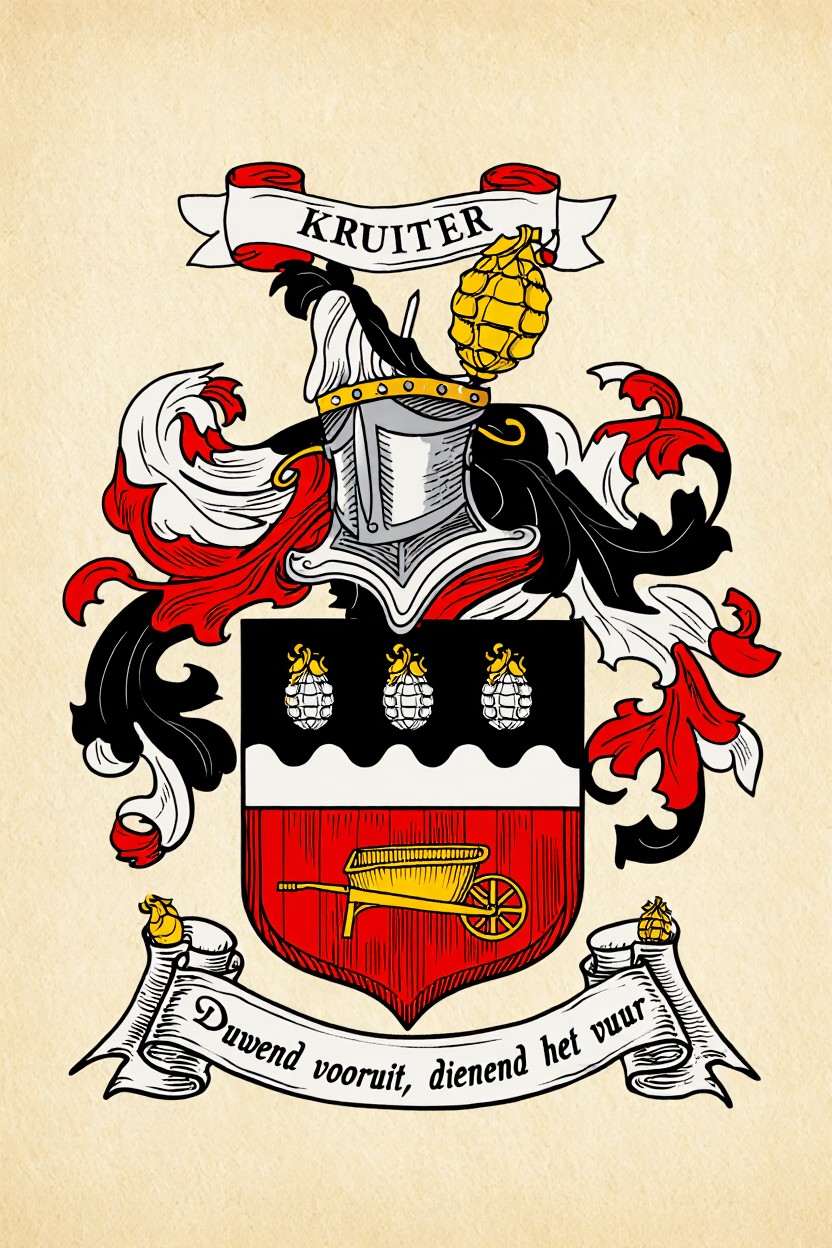 Familiewapen van de achternaam KRUITER