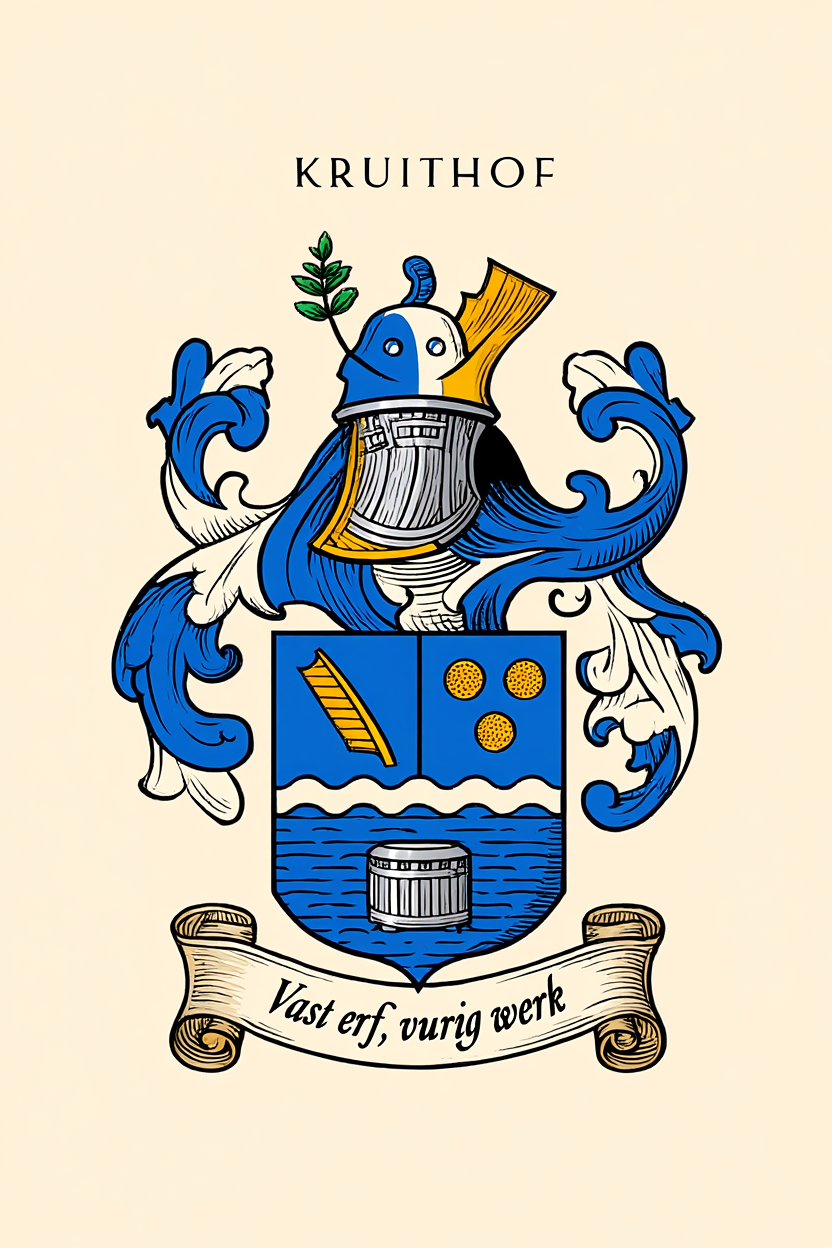 Familiewapen van de achternaam KRUITHOF