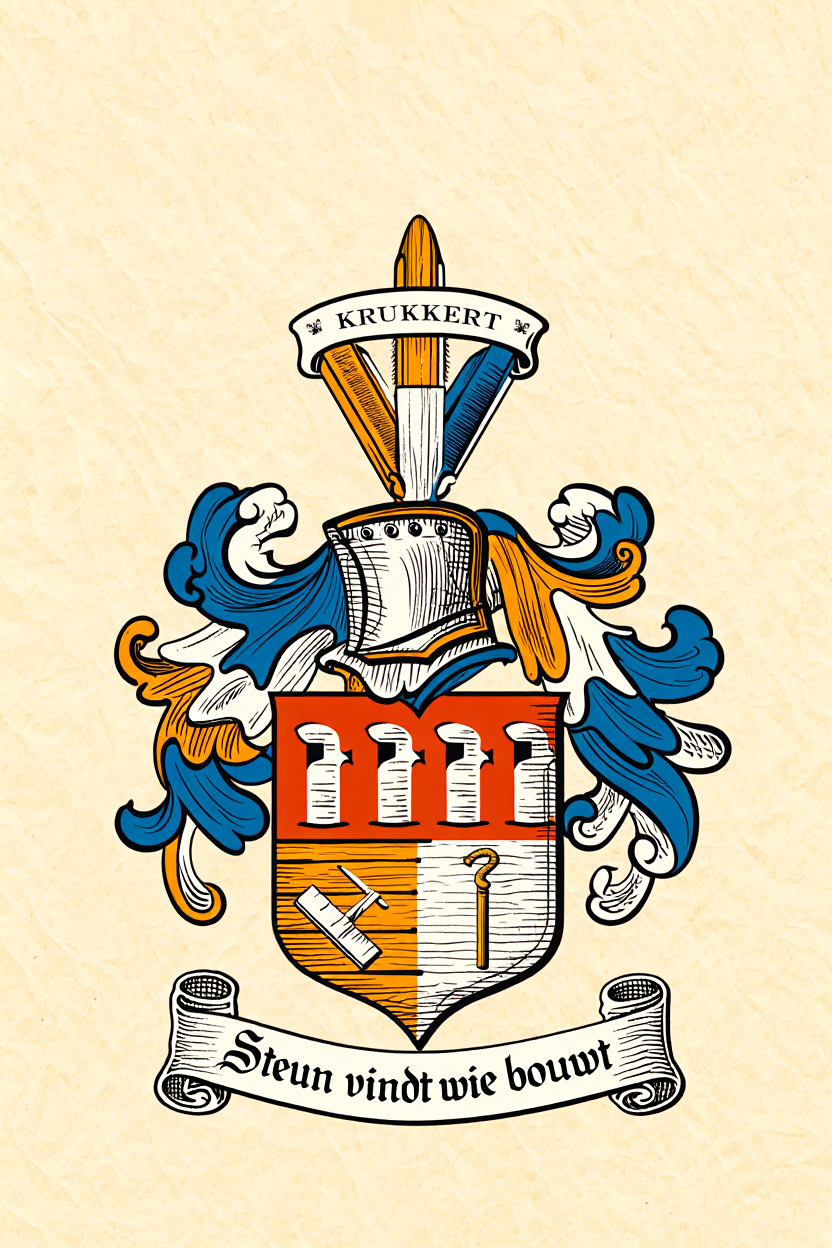Familiewapen van de achternaam KRUKKERT
