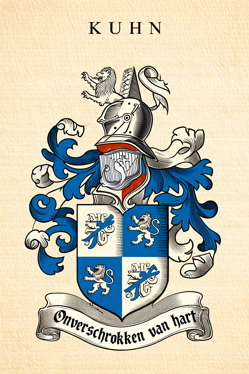 Familiewapen van de achternaam KUHN