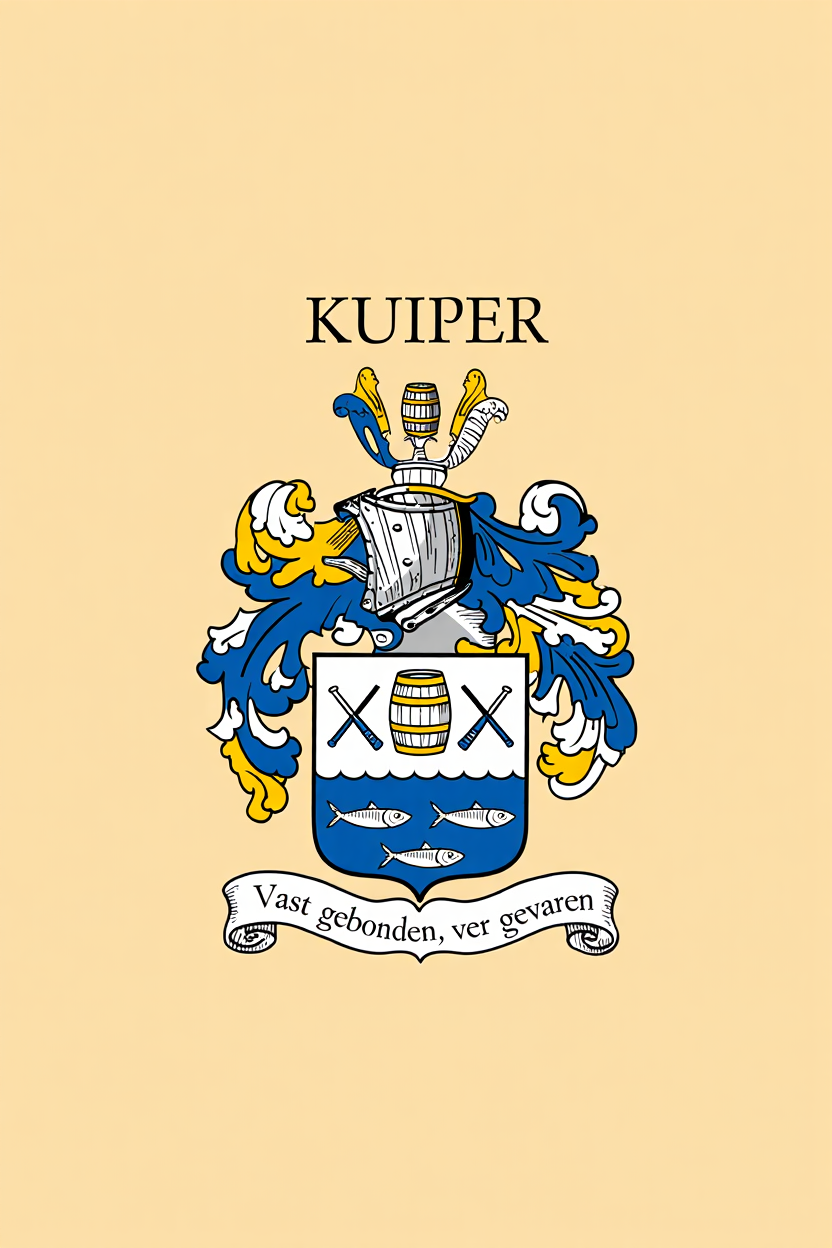 Familiewapen van de achternaam KUIPER