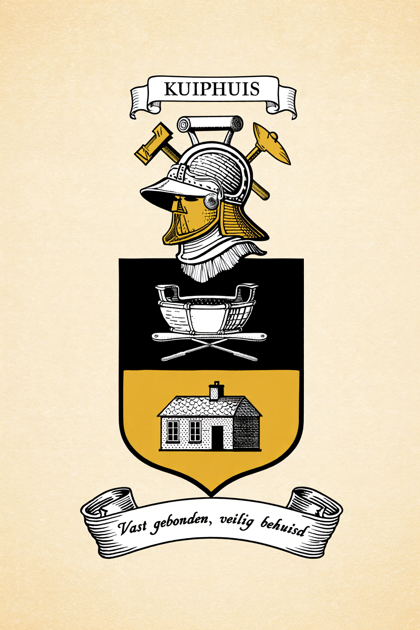 Familiewapen van de achternaam KUIPHUIS