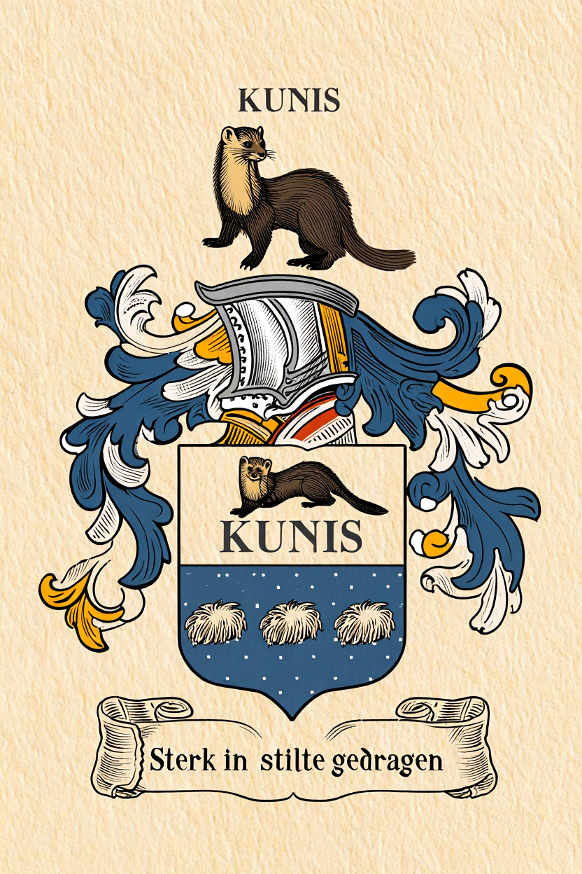 Familiewapen van de achternaam KUNIS