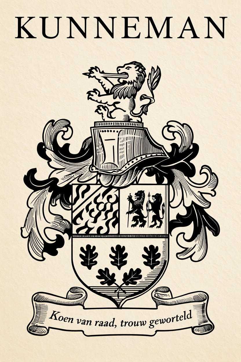 Familiewapen van de achternaam KUNNEMAN