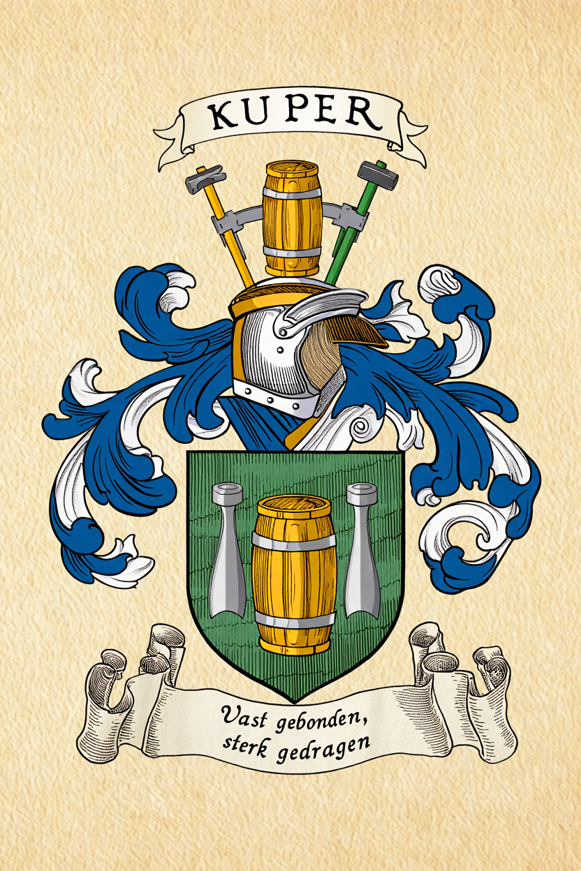 Familiewapen van de achternaam KUPER