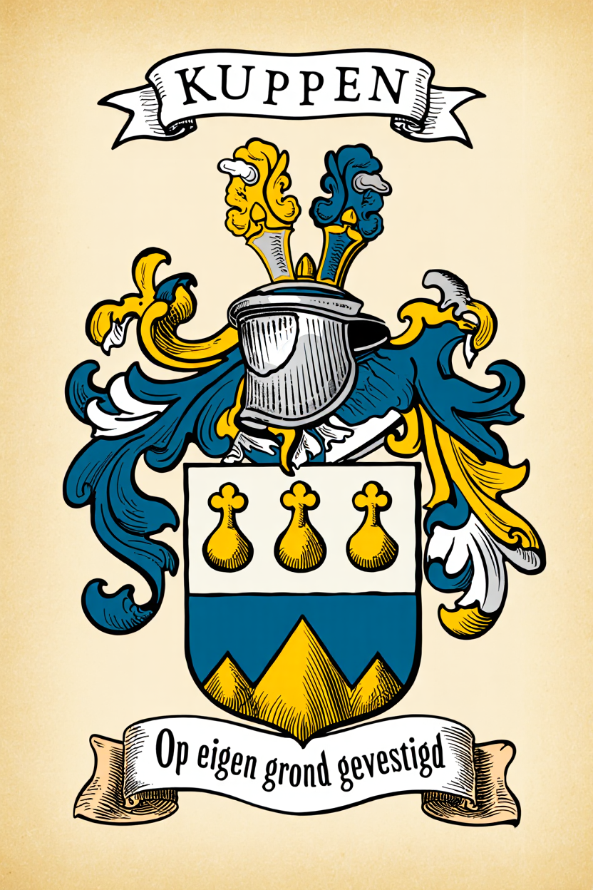 Familiewapen van de achternaam KUPPEN