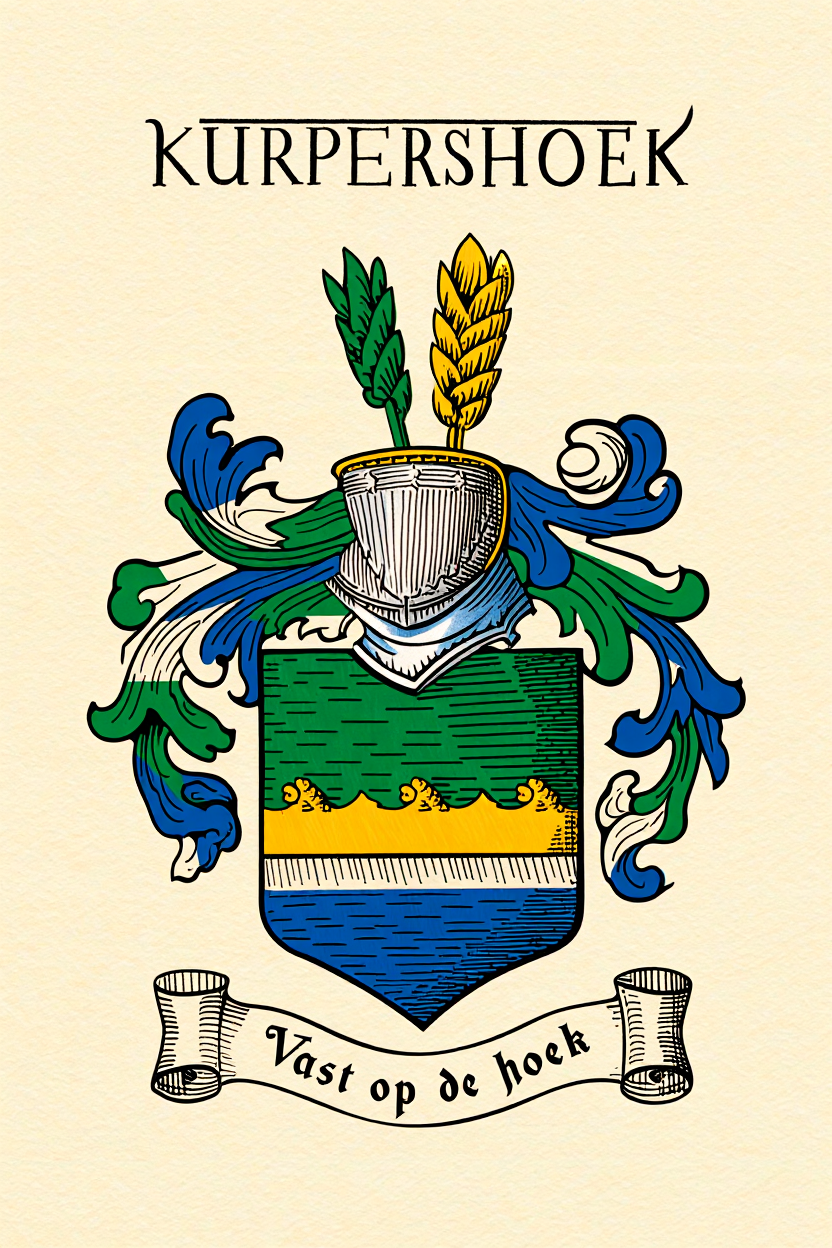 Familiewapen van de achternaam KURPERSHOEK