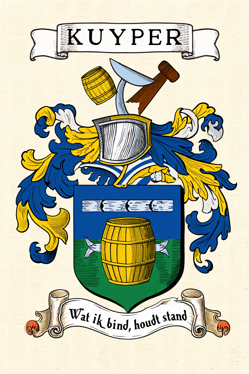 Familiewapen van de achternaam KUYPER