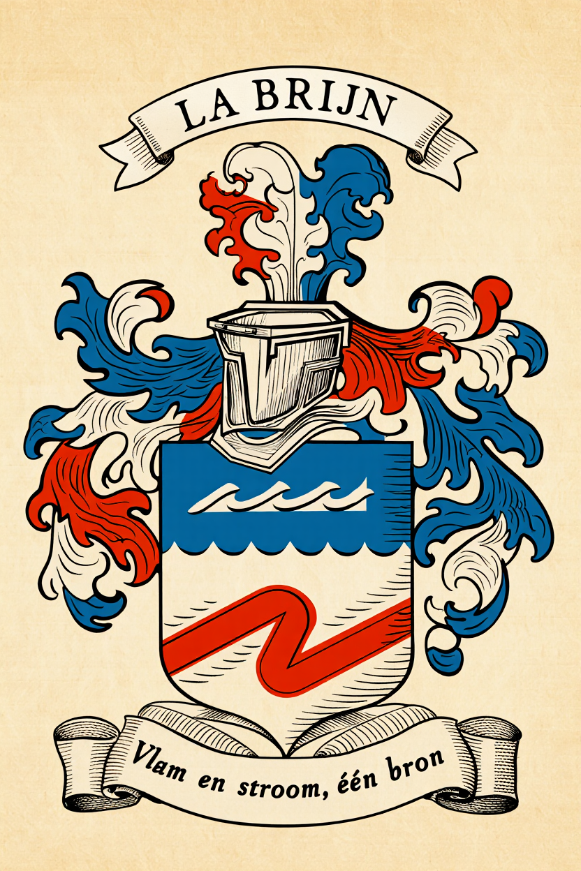 Familiewapen van de achternaam LA BRIJN