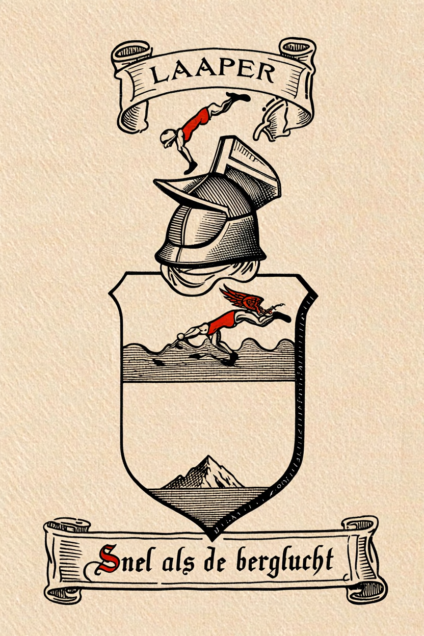 Familiewapen van de achternaam LAAPER (vergrendeld)