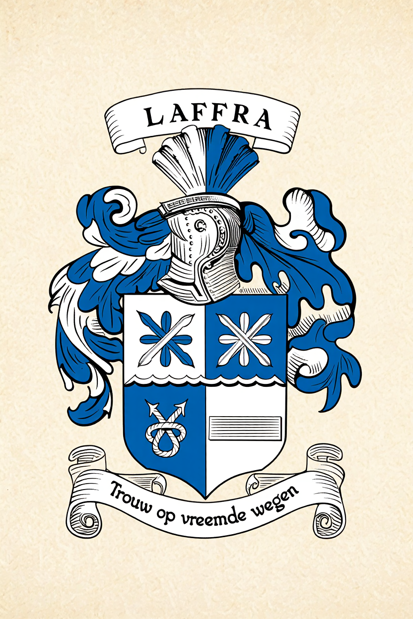Familiewapen van de achternaam LAFFRA