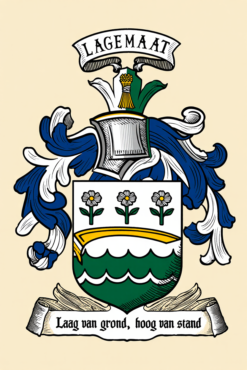 Familiewapen van de achternaam LAGEMAAT (vergrendeld)