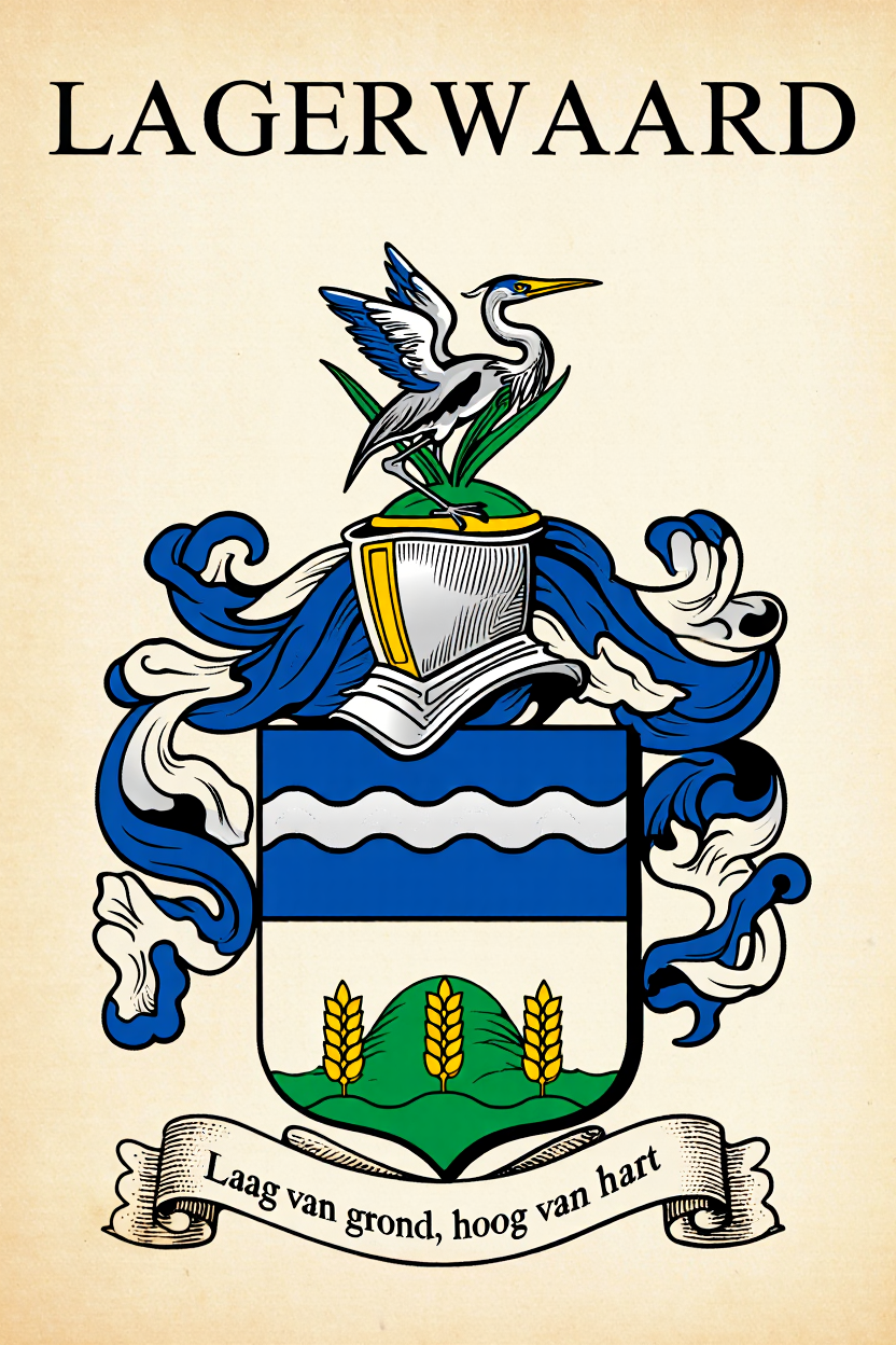 Familiewapen van de achternaam LAGERWAARD