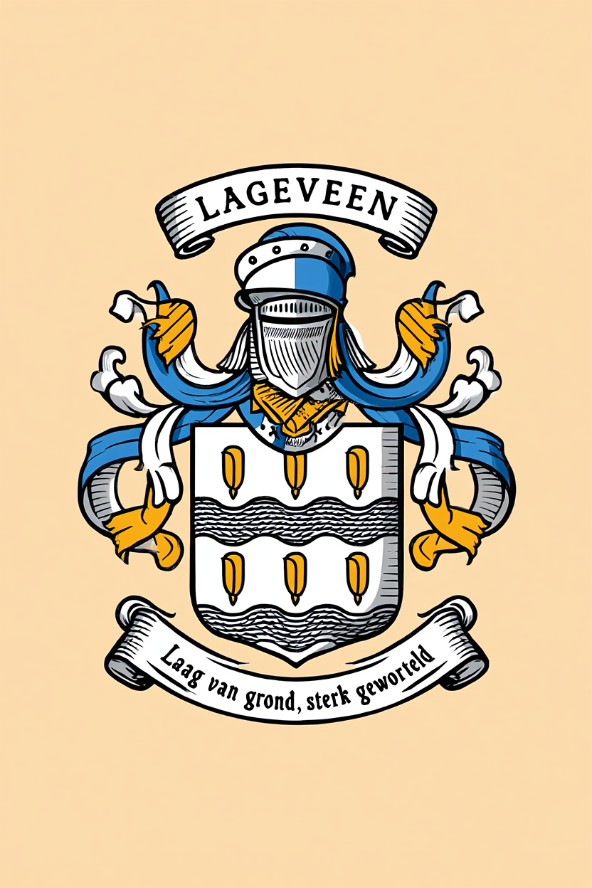 Familiewapen van de achternaam LAGEVEEN