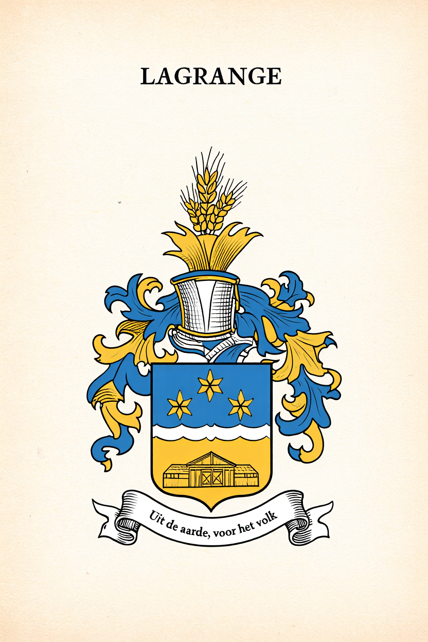 Familiewapen van de achternaam LAGRANGE