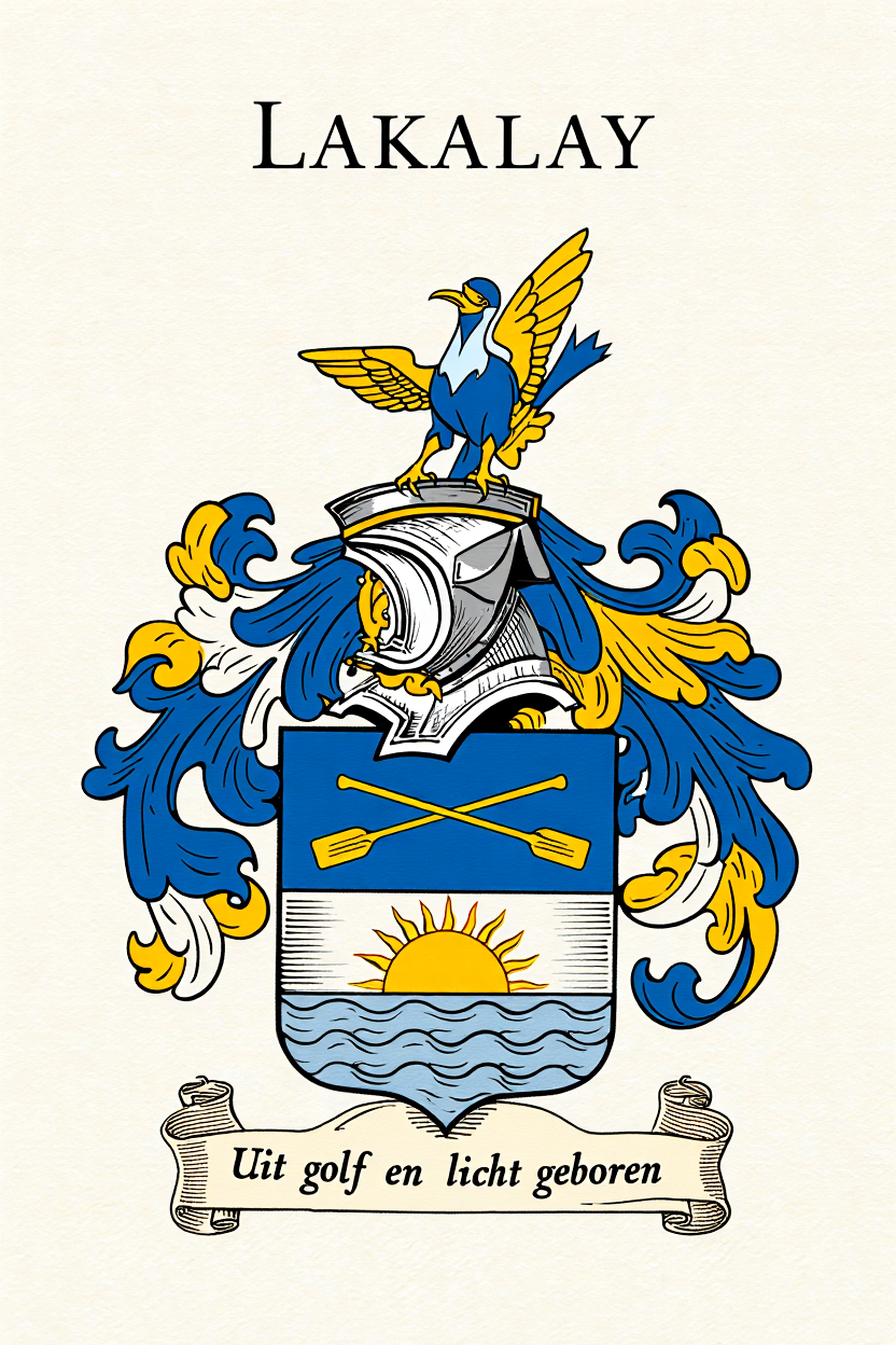 Familiewapen van de achternaam LAKALAY