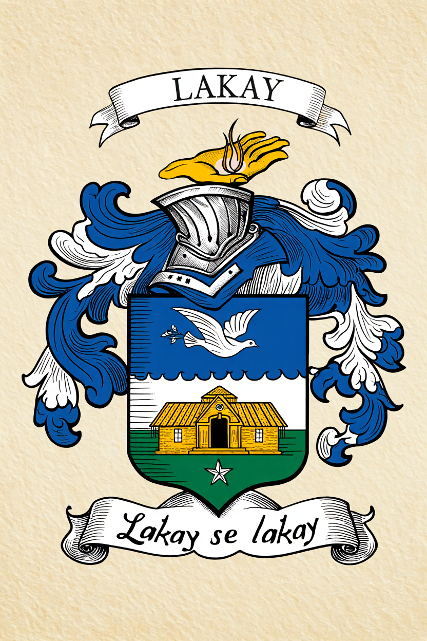 Familiewapen van de achternaam LAKAY