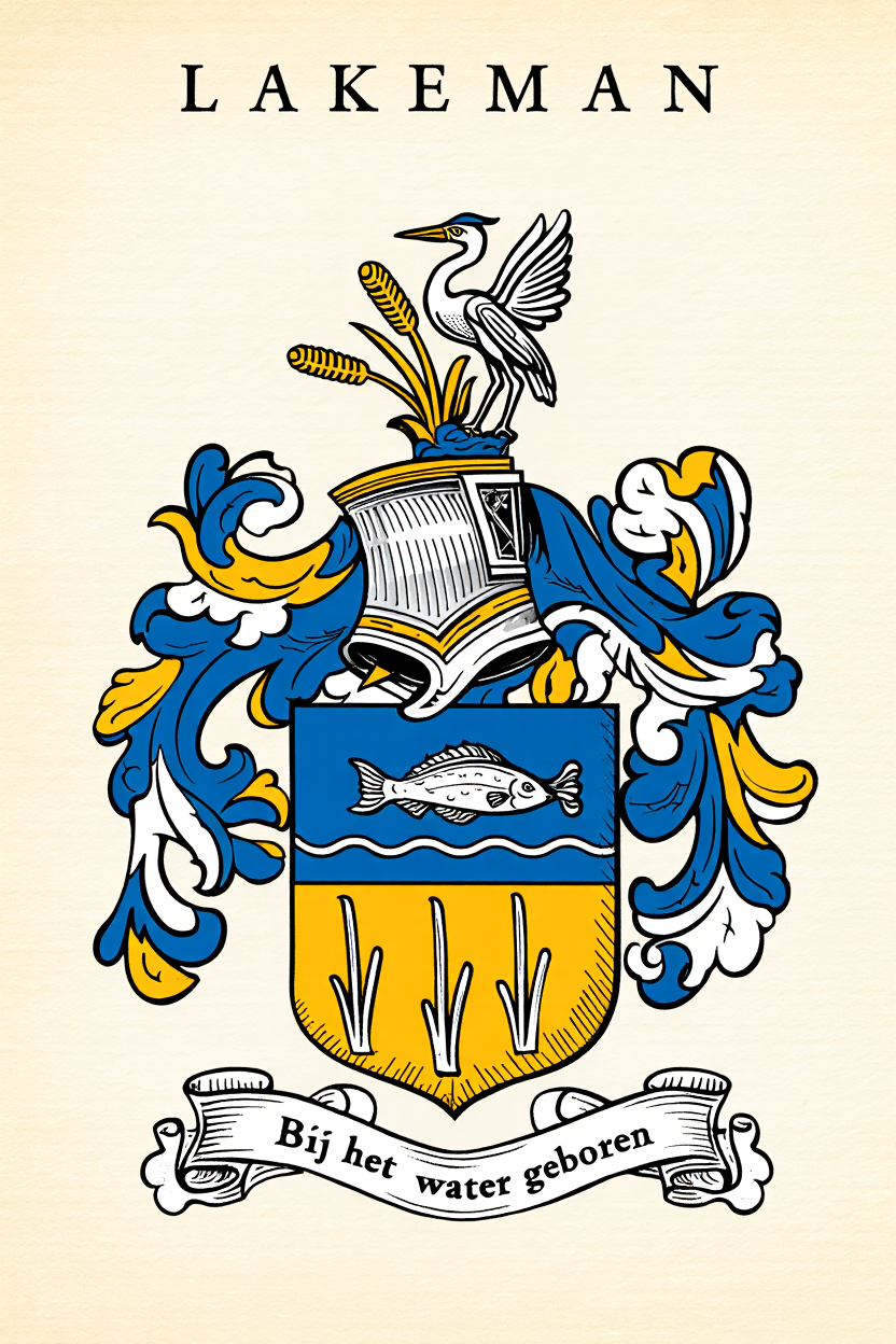 Familiewapen van de achternaam LAKEMAN