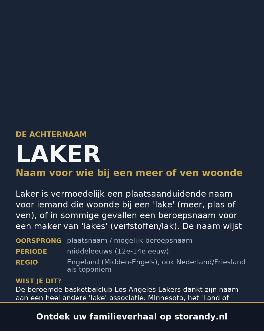 Familiewapen van de achternaam LAKER