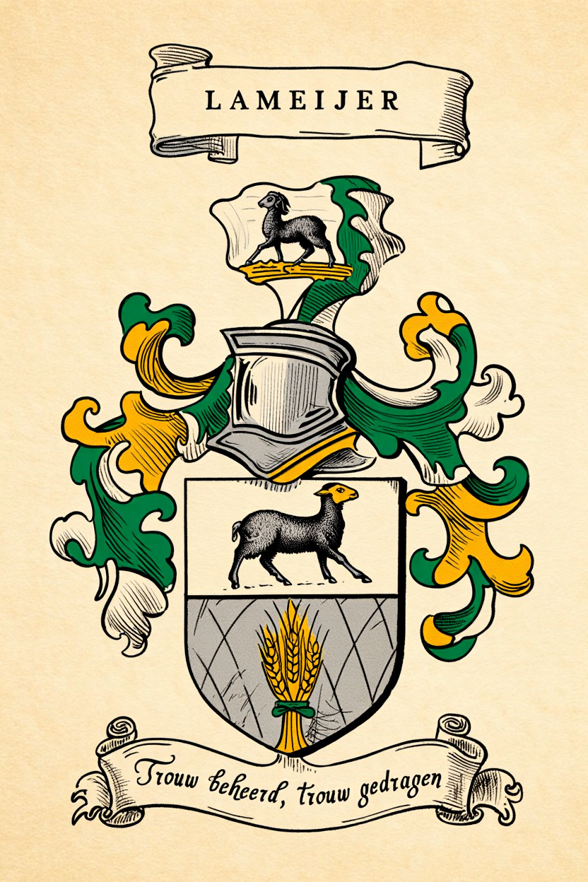 Familiewapen van de achternaam LAMEIJER