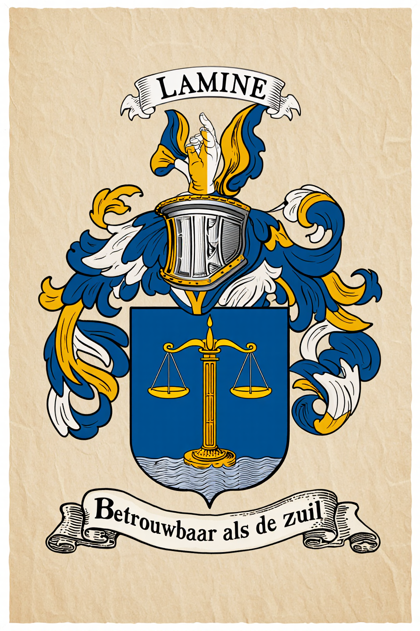 Familiewapen van de achternaam LAMINE
