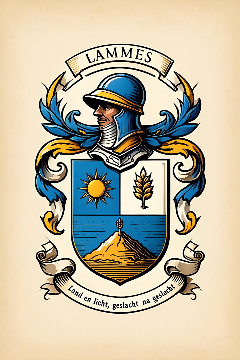 Familiewapen van de achternaam LAMMES