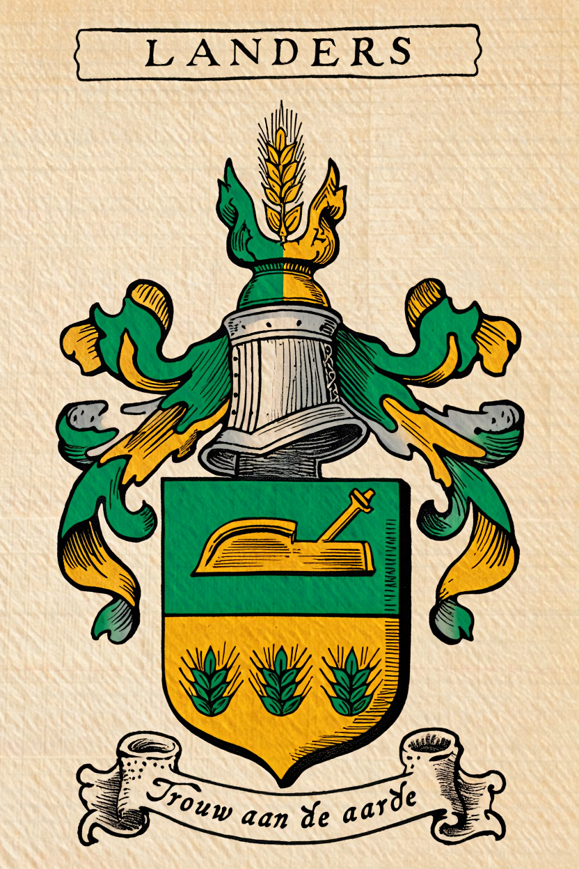 Familiewapen van de achternaam LANDERS