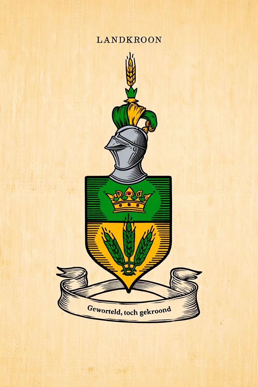 Familiewapen van de achternaam LANDKROON